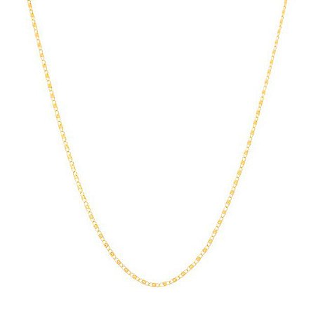 CORRENTE FOLHEADO A OURO FIO ELO MIMOSA. MED 42CM ROMMANEL 530335