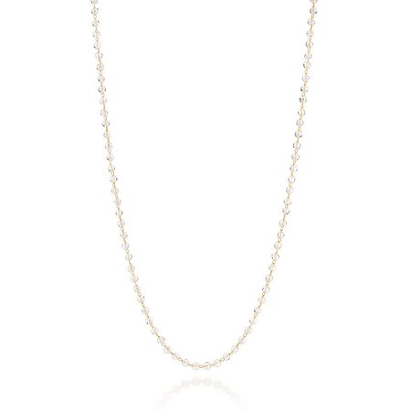 GARGANTILHA FOLHEADO A OURO COM CRISTAIS. MED 45CM ROMMANEL 532110