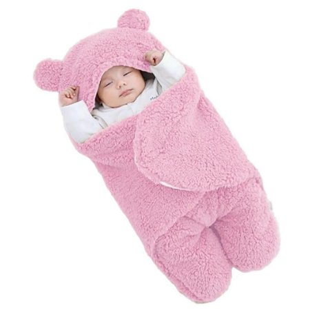 Saco de Dormir Para Bebê Super Confortável Rosa - ateliemundodaju
