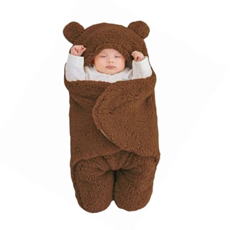 Saco de Dormir Para Bebê - Marrom Chocolate