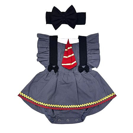 Romper Temático Harry Potter com Faixa