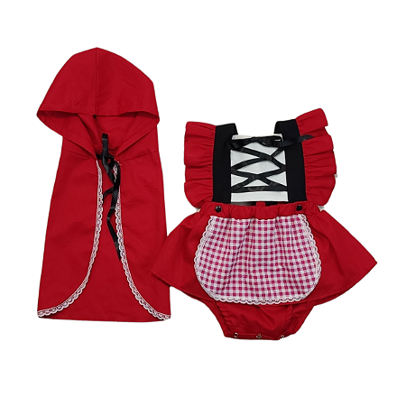 Romper Infantil Chapéuzinho Vermelho