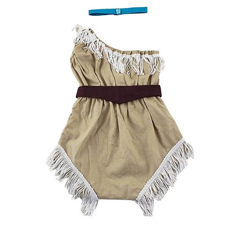 Romper Infantil Pocahontas Com Perola