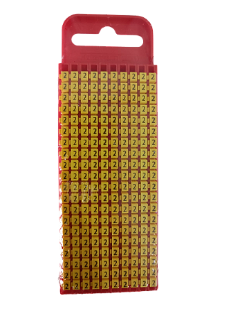 HELLERMANN W1 2 AM - Marcador Amarelo 0.5-1.5 mm², Cartela com 200 unidades