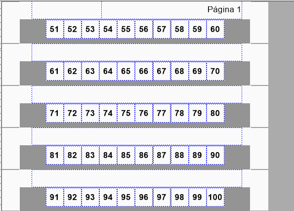 Dekafix FW 51-100 5/5  Identificador de Borne Horizontal (Cartela com 50 tags)