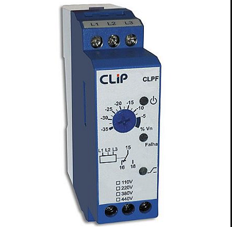 Clip Monitor de Relé para Falta de Fase CLPF 110V