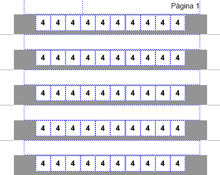 WEIDMULLER GW 4 Dekafix 5/5 Horizontal E50 - (Cartela com 50 tags)