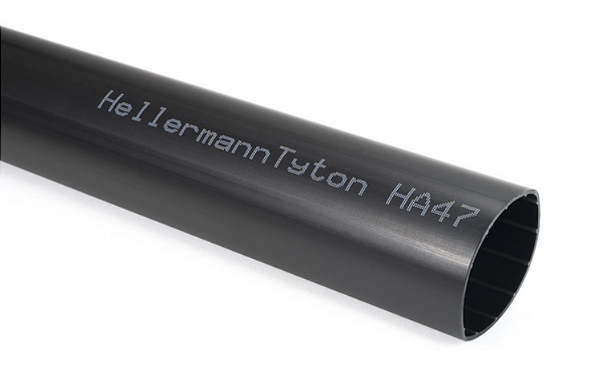 HELLERMANN HA47 85/25 Preto Tubo Termocontratil AD PG Barra com 1 metro 011210618