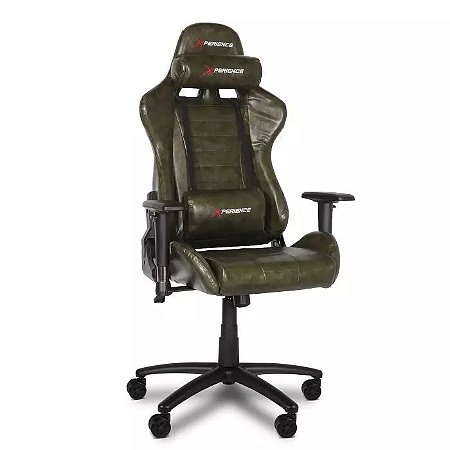 Cadeira Gamer Xperience Cadeira Gamer Xperience Combat Army Edição Limitada Base Giratória, Braço Ajustável e Sistema de
