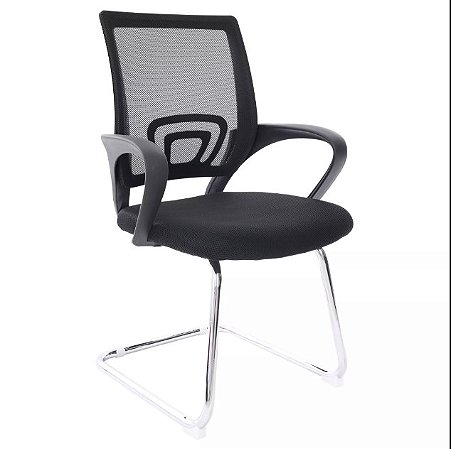 Cadeira de Escritório Flexy Uni Base Fixa Cromada