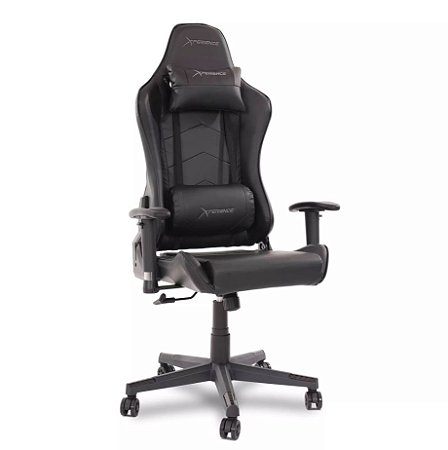 Cadeira Gamer Xperience Spark All Black, Base Giratória e Sistema de Inclinação Avançado