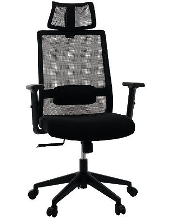 Cadeira de Escritório Flexy Kron Plus Tela Mesh Preta, Base Giratória Relax Avançado