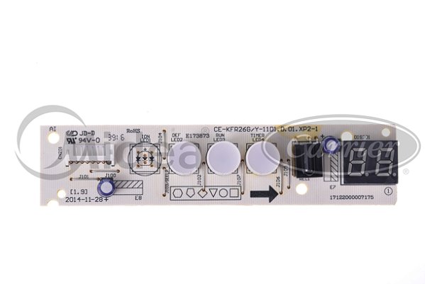 Placa Receptora Eletrônica 201332391277 Display Evaporadora 7500 - 12000 Btus Midea Comfee