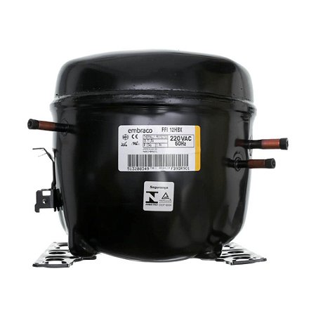 Compressor Embraco 1/3 110v 60Hz Gás R134a FFI12HBX 1190BTUS/H