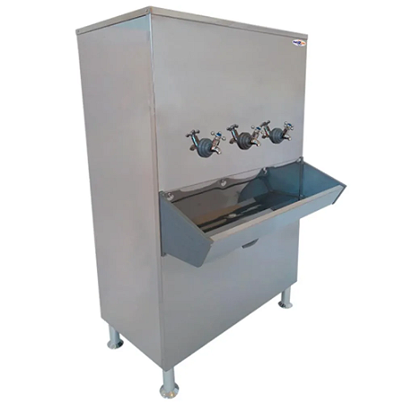 Bebedouro De Água Industrial 100lts Bixbp100 3t - Nardin Cor Aço Inoxidável - 127v