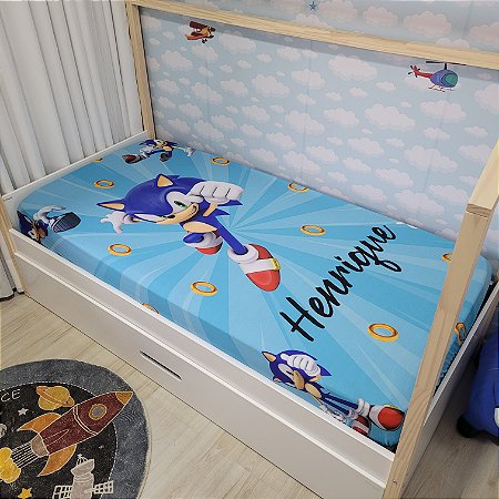 Lençol solteiro com elástico