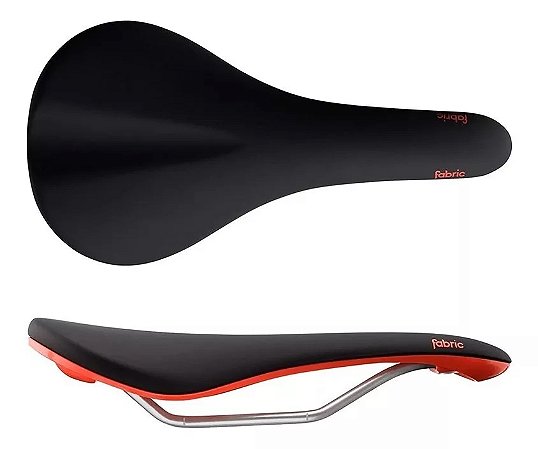 Selim Fabric Scoop Shallow Elite Preto Vermelho a vista r$259,00