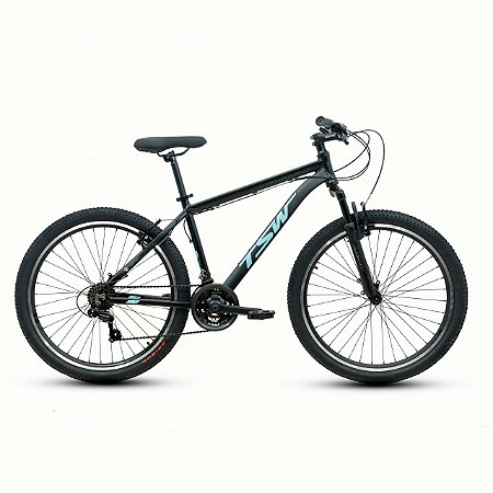 BICI TSW RIDE ALUMINIO 21V C/CAMBIO SHIMANO 26"X17" PT/AZ NAC. A VISTA 1199,00 LEIA DESCRIÇÃO
