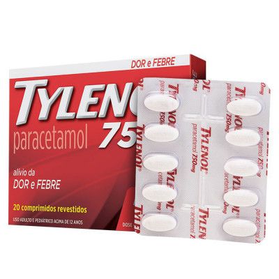 Tylenol 750mg c/ 20 Comprimidos