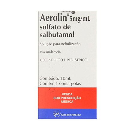 Aerolin 5mg Solução para Nebulização Nasal - 10ml