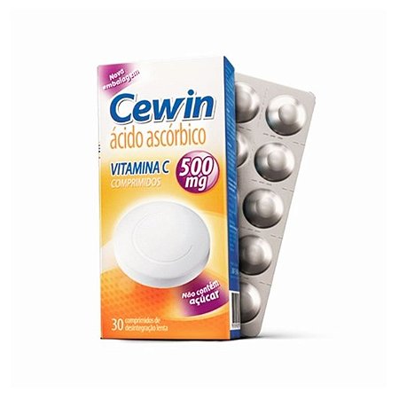 Vitamina C Cewin 500mg - 30 Comprimidos