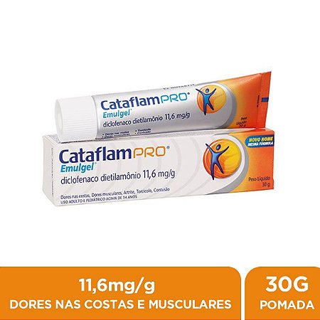 CataflamPro Emulgel Analgésico Anti-Inflamatório 11,6mg - 30g