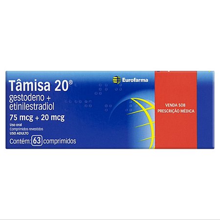 Tamisa 20mcg 63 comprimidos Eurofarma