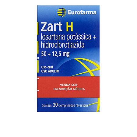 Zart H  50mg + 12,5mg 30 comprimidos