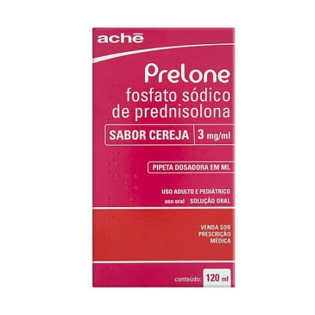 Prelone 3mg/ml Solução Oral 120ml Aché