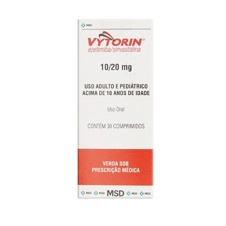 Vytorin 10mg+ 20mg 30 comprimidos Organon