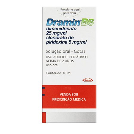 Dramin B6 solução Oral 30ml TAKEDA