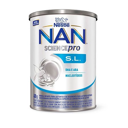 Fórmula Infantil NAN Sem Lactose com 400g Nestlé