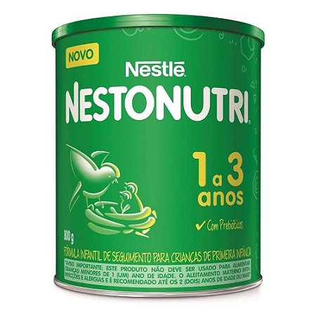 Fórmula Infantil Nestonutri 1 a 3 anos 800g Nestlé