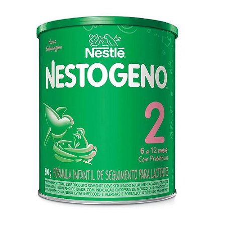 Fórmula Infantil Nestogeno 2 de 6 a 12 meses 800g Nestlé