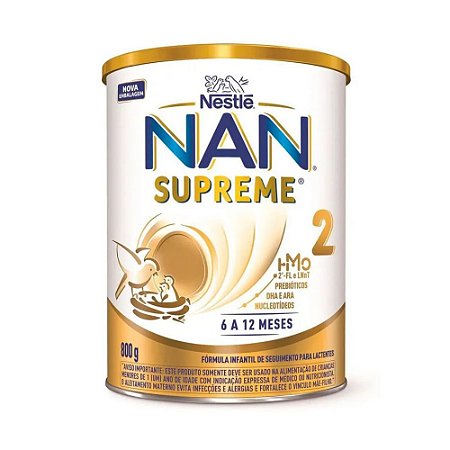 Fórmula Infantil NAN Supreme 2 para 6 a 12 meses Nestlé