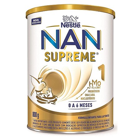 Fórmula Infantil NAN Supreme 1 para 0 a 6 meses Nestlé