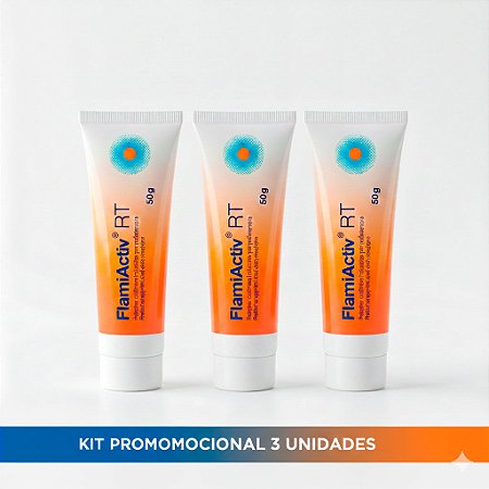 Kit Com 3 FlamiActiv® RT 50 % De Desconto na 3ª unidade
