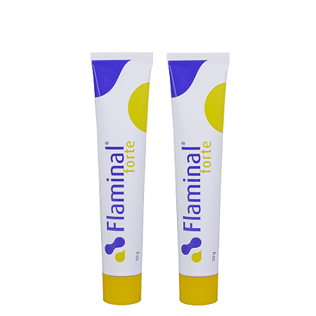 Kit 2 Flaminal® Forte  Alginogel Antimicrobiano e Cicatrizante