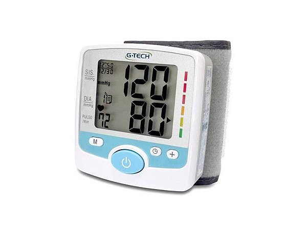 Aparelho medidor de pressão arterial digital de pulso  GP200 com Estojo G-Tech