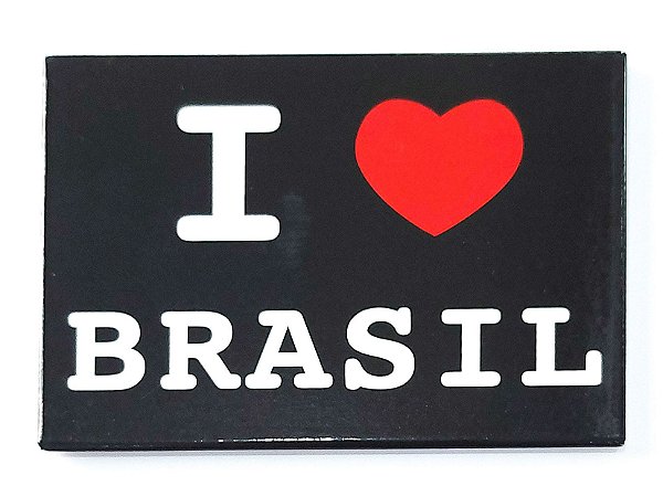 Imã I LOVE BRASIL