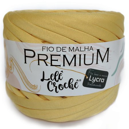 FIO DE MALHA PREMIUM LYCRA AMARELO