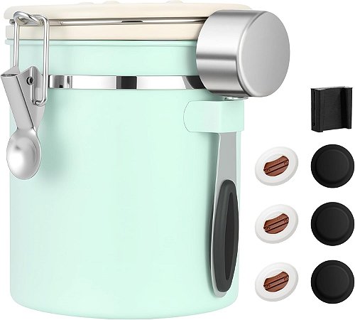 Pote Hermético Para Café Inox para armazenar café VERDE