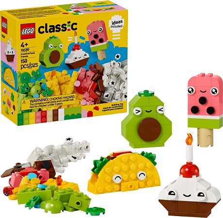 Lego 11039 - Amigos Criativos Da Comida - Lego Classic