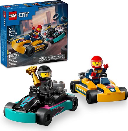 Lego 60400 - Karts E Pilotos De Corrida - Lego City