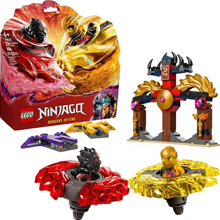 Lego 71826 - Pack de Combate do Spinjitzu do Dragao - Lego Ninjago