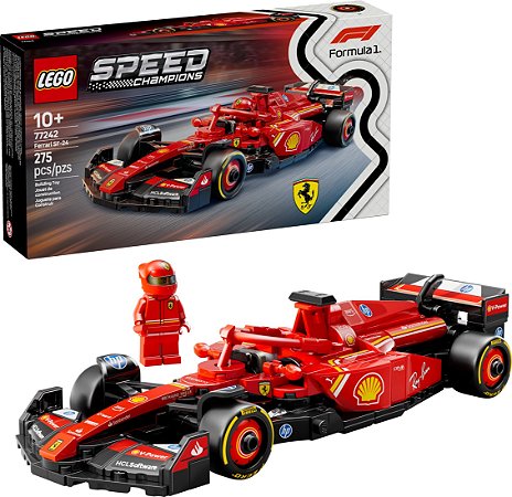 Lego 77242 - Carro de Corrida Ferrari SF-24 F1 - Lego Speed Champions