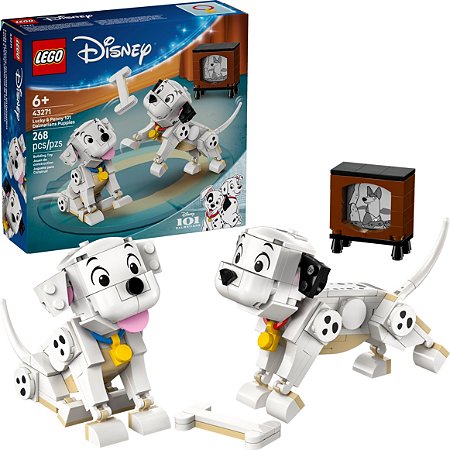 Lego 43271 - Filhotes Lucky e Penny de 101 Dalmata - Lego Disney