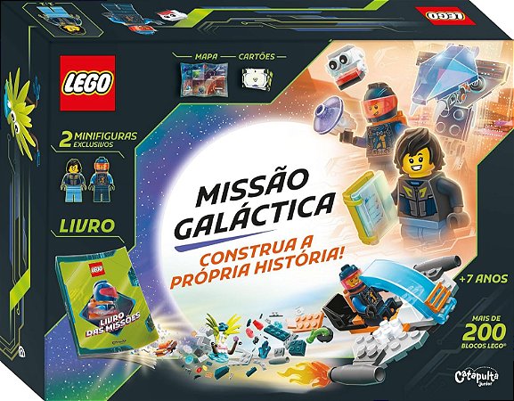 Livro Lego Missao Galactica, Construa a Propria Historia