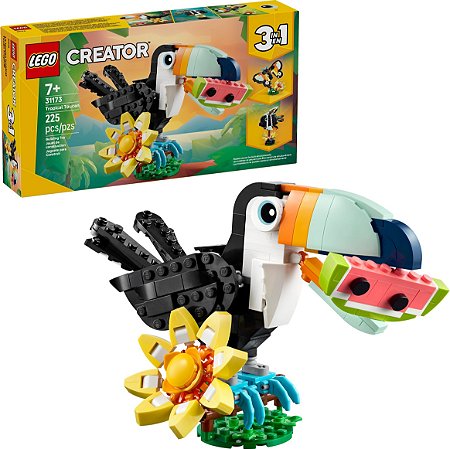 Lego 31173 - Animais Selvagens: Tucano Tropical - Lego Creator