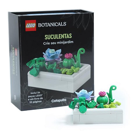 Livro Lego Botanicals Suculentas crie seu Mini Jardim